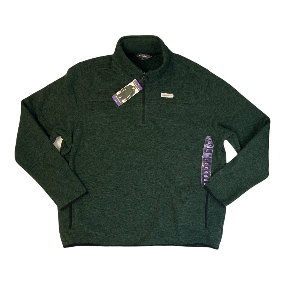 !!NWT!! Men's Sycamore EDDIE BAUER 1/4 Zip Sweater Fleece